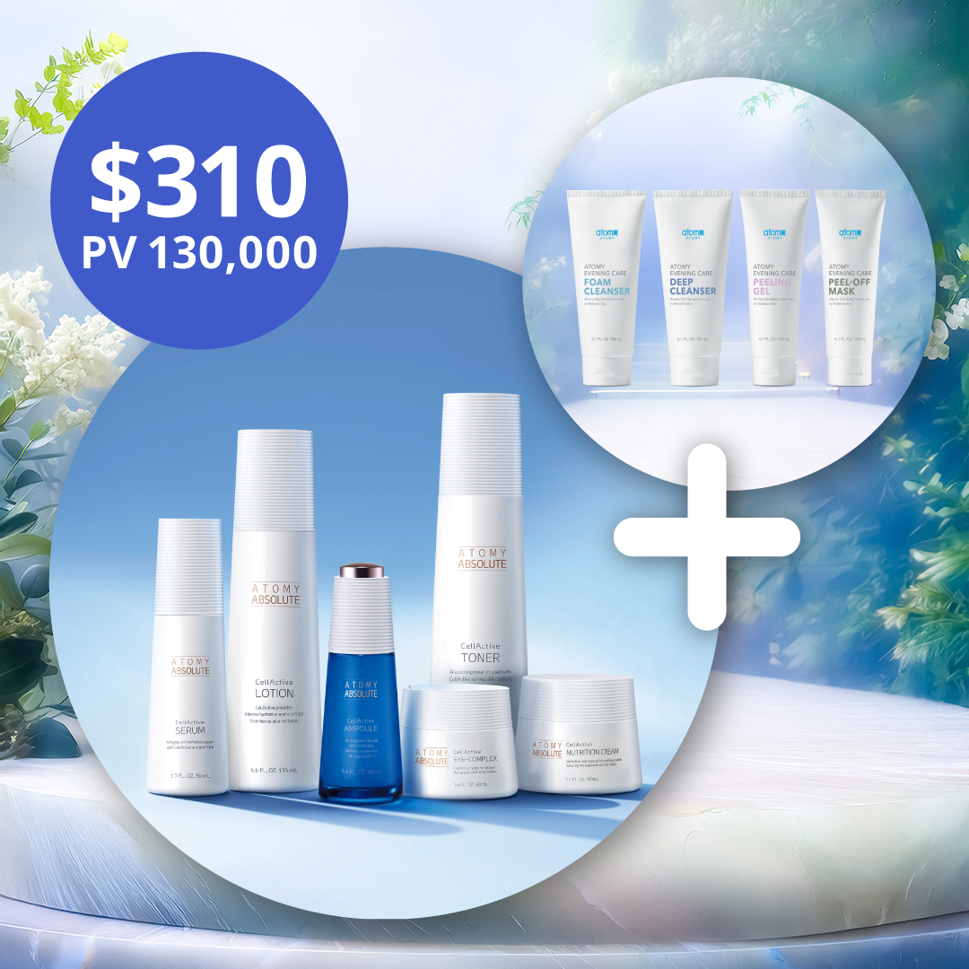 Absolute Skincare Set + Evening Care Set | Atomy Australia