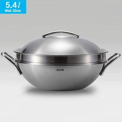 Atomy Medicook 22Cm Fry Pan 5-Ply 316 Medical Stainless Steel