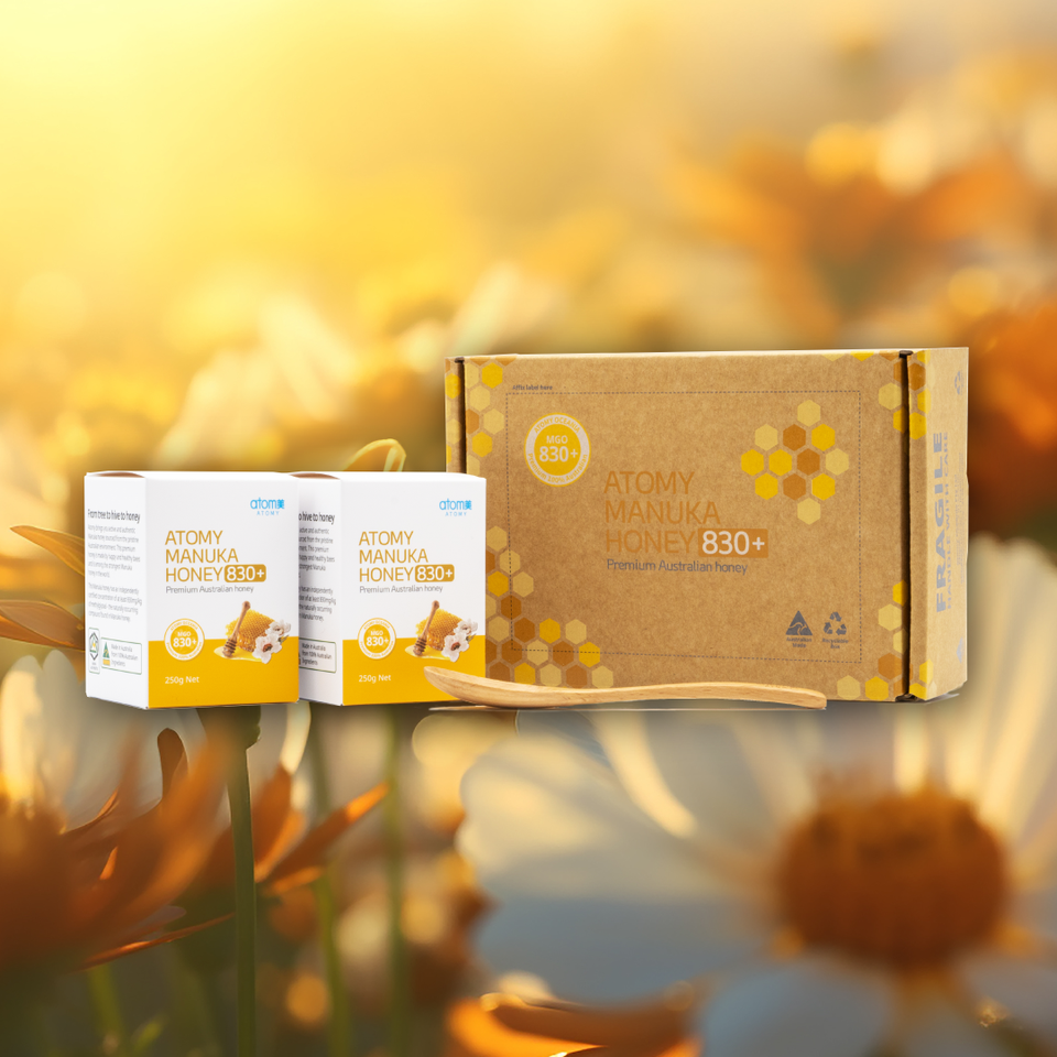 Manuka Honey 830+ 1 Set (2ea) with Carton and Spoon